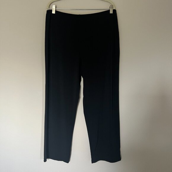 ALFANI Dressy Knit Pull on Pants - Size 0X - black - Picture 5 of 6